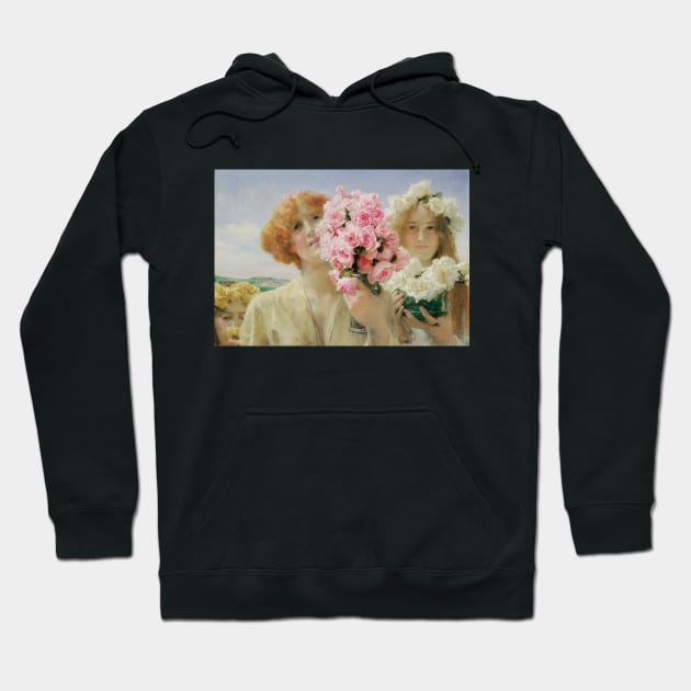 Summer Offering (1911) by Sir Lawrence Alma-Tadema Hoodie by MasterpieceCafe